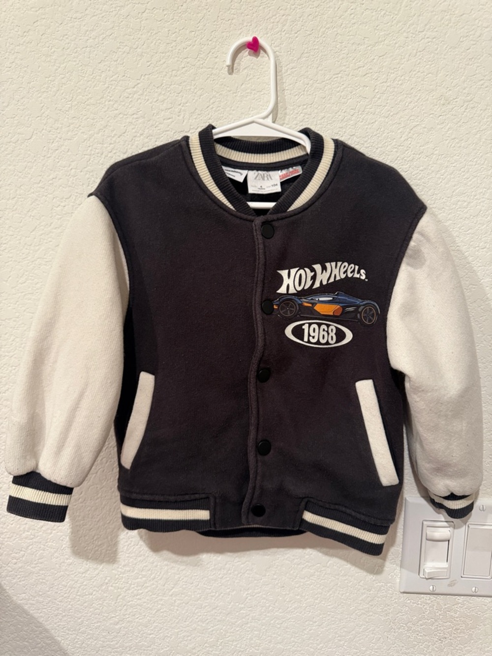 Zara Hot Wheels Varsity Jacket